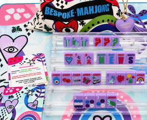 Lucky Charms FRENCH LAVENDER Jeu de Mahjong Américain en Acrylique Tuiles de Mahjong Thème Designer Précommande Vente en Gros Usine - Product Image 4