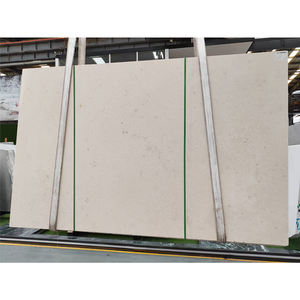 Pierre calcaire de St. Croix TMZ, pierre naturelle de France, polie, beige moderne, carrelage pour comptoir, panneau mural pour hall d'hôtel, villa, jardin - Product Image 1