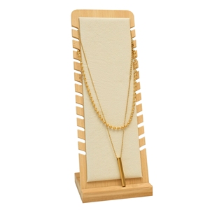 Collier en bois bijoux présentoir porte-collier longue chaîne organisateur de stockage présentoir de table fabrication de bijoux affichage - Product Image 1