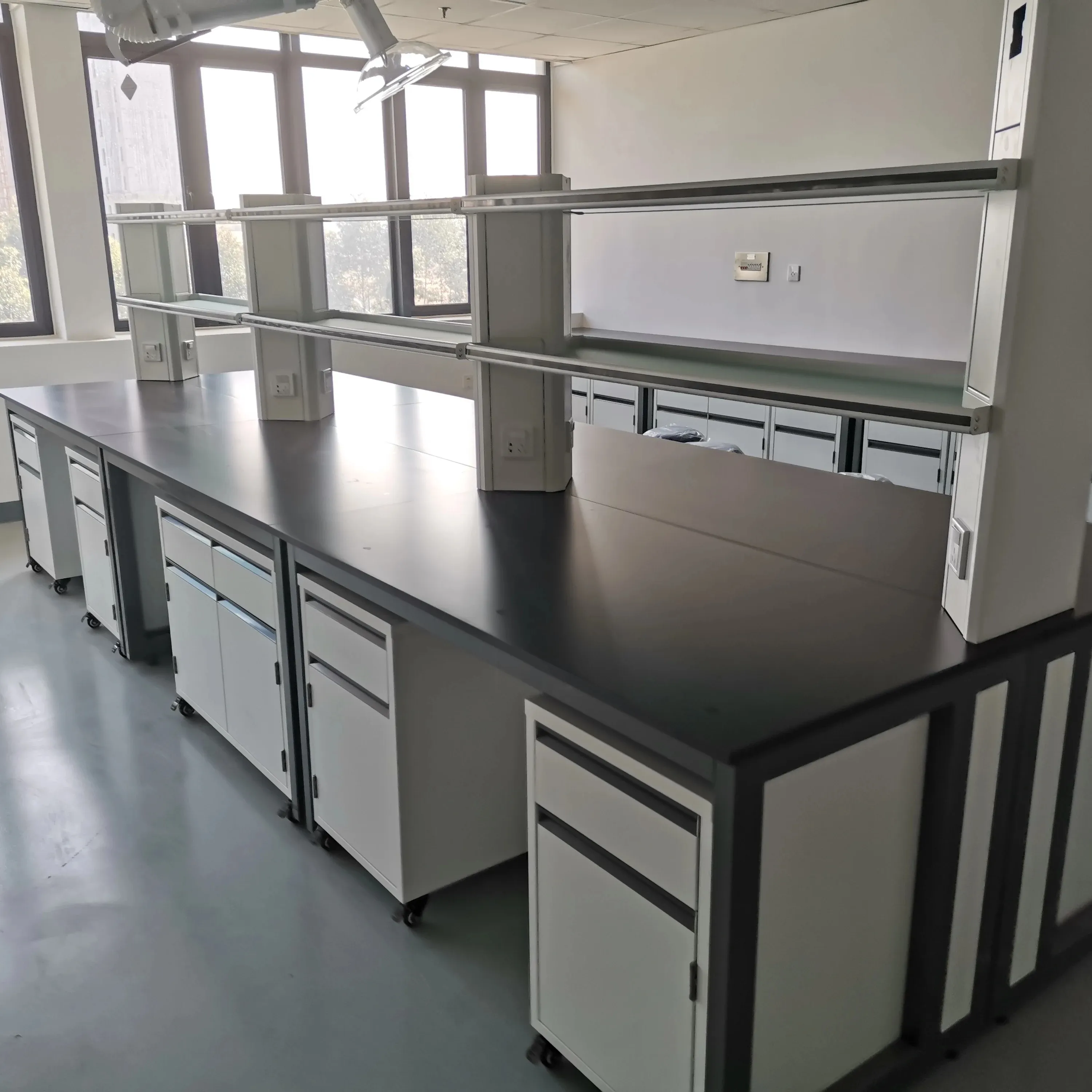 University Full Steel laboratory furniture work benches scientific physics lab table
