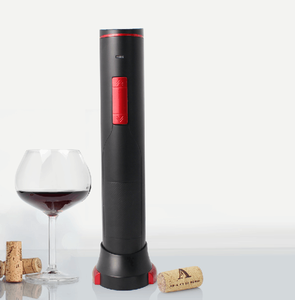 Tire-bouchon électrique rechargeable de luxe en acier inoxydable avec tire-bouchon à batterie au Lithium avec coupe-feuille Utilisation de la <span class=keywords><strong>barre</strong></span> <span class=keywords><strong>d</strong></span>'alimentation USB - Product Image 1