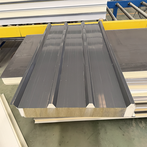 Panel de Techo Aislante de Lana de Roca Personalizado de Primera Calidad, Insonorizado e Impermeable, para Casas Prefabricadas, Edificios Comerciales, Panel de Techo Tipo Sándwich - Product Image 3