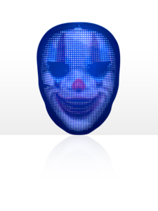 <span class=keywords><strong>LED</strong></span> <span class=keywords><strong>Display</strong></span> Mask Glowing Mask, Blue Tooth Chỉnh Sửa Đầy Đủ Màu Sắc Thay Đổi Đảng, Masquerade Mask Mặt Nạ Neon Trong Bóng Tối Phát Sáng - Product Image 5