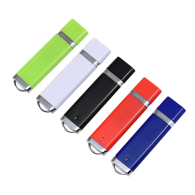 Unidad Flash USB de plástico de colores personalizados, Pendrive 128 de 2,0 GB y 64GB, memoria Usb promocional, lápiz Flash de 32GB y 3,0 GB