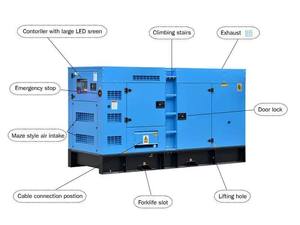 Super Silent 50kva Generator 50Hz FREE SHIPPING TO ALL - Product Image 6