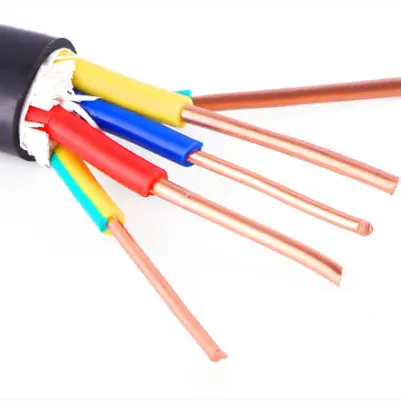 Cables eléctricos de bajo voltaje de cobre, 1,5, 2,5, 4, 6, 10, 16 mm2, 2, 3, 4, 5 núcleos, Xlpe, aislamiento de Pvc