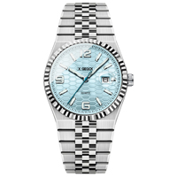 Reloj de Lujo de Marca Privada de Alta Calidad, Logotipo Personalizado en la Esfera, 5ATM, Luminoso, de Acero Inoxidable, Reloj de Cuarzo para Hombre