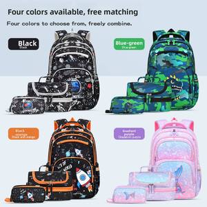 New Arrival Oxford Waterproof School <b>Backpack</b> Elementary Students Unisex Large Capacity Lightweight Reduced-Pressure - Product Image 4