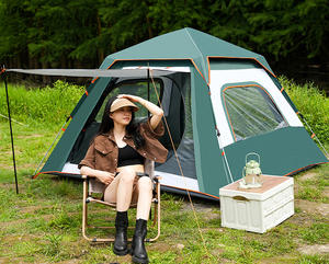 เต็นท์ตั้งแคมป์แบบกันน้ำสำหรับปิกนิกครอบครัวสวนสวนสวนสวน<span class=keywords><strong>สนาม</strong></span>หญ้าสำหรับเดินทางอุปกรณ์กลางแจ้งสำหรับงานหนักแบบอัตโนมัติ - Product Image 4