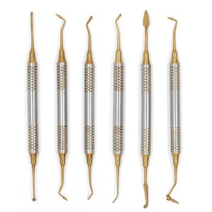 Dental Amalgam Filling Instrument Composite Shaper Carver Burnisher and Plugger Composite Filling Instruments <b>Kit</b> - Product Image 6