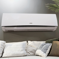 Climatiseur mural split 12000 BTU pour usage domestique et extérieur, avec Wi-Fi, technologie DC Inverter et ailettes dorées, écoénergétique