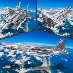 Piececool F 15 Fighter Puzzle 3D in Metallo Moderno Kit Modello di Aereo Fai-da-Te Assemblaggio Dettagliato Regalo da Collezione per Adulti e Bambini - Product Image 3