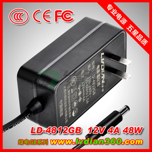 Lvdian <b>Power</b> Adapter 12V 4A DC Output Wall <b>Plug</b> Type With 3C Certification For Electronics - Product Image 3