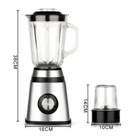 Blender électrique multifonctionnel en acier inoxydable pour appareils ménagers, dispositif de sécurité double haute puissance