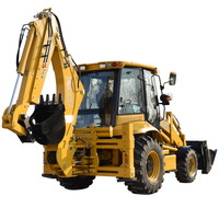 Chargeur rétrocaveuse 4x4 Retroexcavadora certifié CE de haute qualité, 2,5 tonnes avec moteur Euro 5 pour les applications agricoles et de construction
