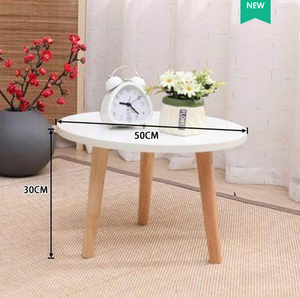 Mesa <span class=keywords><strong>de</strong></span> <span class=keywords><strong>Centro</strong></span> Redonda Pequeña y Económica <span class=keywords><strong>de</strong></span> MDF <span class=keywords><strong>para</strong></span> Sala <span class=keywords><strong>de</strong></span> Estar, Estilo Nórdico - Product Image 4