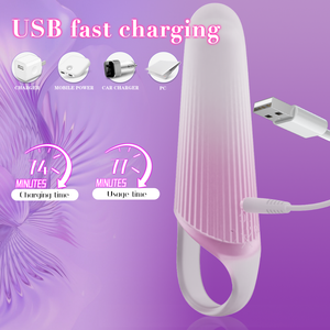 एस-हाथ गुलाबी उंगली पावर बुलेट कंपन मिनी इलेक्ट्रॉनिक वाइब्रेटर मालिश योनि कंपन उंगली आस्तीन - Product Image 4