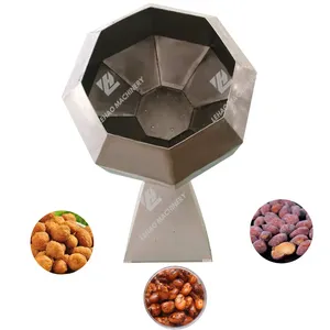 Máquina para condimentos de patatas fritas, mezcla Octagonal de frutos secos y condimentos, máquina para aromatizar aperitivos