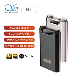SHANLING H7 XU316 USB sortie équilibrée <span class=keywords><strong>DAC</strong></span>/AMP MQA décodeur complet <span class=keywords><strong>HiFi</strong></span> <span class=keywords><strong>pour</strong></span> Bluetooth décodage casque amplificateur de puissance amplificateur - Product Image 1