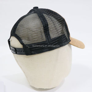 ZZB Custom New Trend Fashion Sports Image Cork Texture <b>Trucker</b> <b>Hat</b> Arch Embroidery Logo Baseball Cap Mesh Back for Men <b>Women</b> - Product Image 5