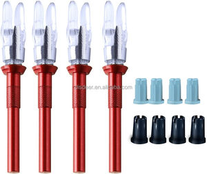 Nocks LED lumineux pour flèches en carbone, universels, avec douilles .166, .204, .245 pour la chasse et le tir à l'arc – Vente directe usine - Product Image 2
