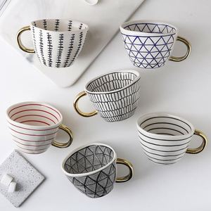 Taza de Cerámica Esmaltada Desechable de 200 ml, Impresa con UV, Diseño Asimétrico, Estilo Americano, Regalo Promocional de Bienvenida - Product Image 2