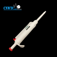Pipette de laboratoire réglable en plastique, micropipette monocanal, support pour pipette, ensemble de pipettes