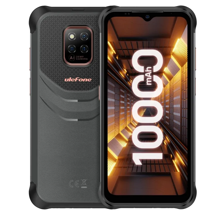 New Ulefone Power Armor 14 Pro Rugged Phone 6GB+128GB 10000mAh Battery 6.52 Inch Android Waterproof Gaming Phone