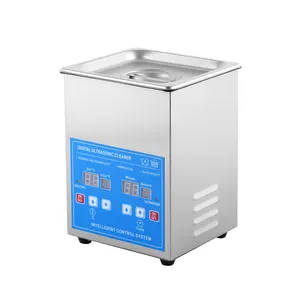 Hassas makine için ultrason çamaşır makinesi ultrasonik temizleyici tıbbi cihazlar 40KHz 80W 2L