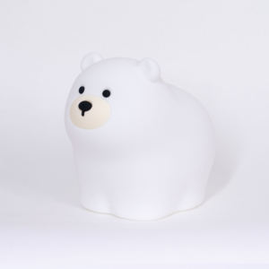 Bear Silicone Night <b>Light</b> <b>USB</b> Rechargeable <b>LED</b> Bedroom Lamp Tap Control Color Changing RGB Lamp with 30 Min Timer for kids - Product Image 2