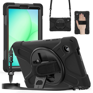 Custodia Rigida Antiurto in Silicone con Tracolla per Samsung <span class=keywords><strong>Galaxy</strong></span> <span class=keywords><strong>Tablet</strong></span> A11 8.7 Cover e Custodie per <span class=keywords><strong>Tablet</strong></span> - Product Image 2