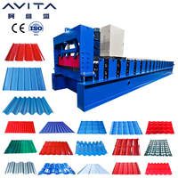 Máquina Formadora de Láminas Metálicas Corrugadas para Techos, Precio Directo de Fábrica AVITA CE en China, Máquina para Fabricar Tejas Corrugadas para la Venta
