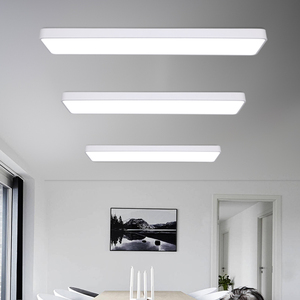 <span class=keywords><strong>Plafonnier</strong></span> LED de bureau pour salle de conférence Salle de diffusion en direct Salle de classe Salon Couloir Rectangulaire Ultra-Lumineux Plat - Product Image 1