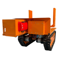 Raupentransporter Raupendumper Gummiketten-Mini-Kompakt-Raupentransporter Elektrischer Ferngesteuerter Transporter Fahrgestell 1 Jahr Garantie Hebei