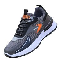 Chaussures de couple noires respirantes et confortables de haute qualité, design personnalisé, baskets pour hommes
