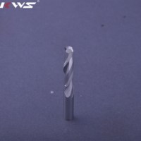 Fraise à graver miniature en carbure de tungstène de qualité industrielle KWS / Outil de fraisage CNC pour le bois avec personnalisation OEM, revêtement TiAlN, HRC65
