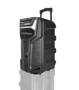 12 "सबवूफर उच्च मात्रा पोर्टेबल स्पीकर डीजे स्पीकर बॉक्स होम थिएटर ध्वनि प्रणाली के लिए पहियों और माइक्रोफोनों के साथ - Product Image 6