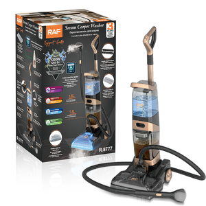 Limpiadora <span class=keywords><strong>de</strong></span> Alfombras <span class=keywords><strong>a</strong></span> <span class=keywords><strong>Vapor</strong></span> RAF <span class=keywords><strong>de</strong></span> 1200W, Máquina <span class=keywords><strong>de</strong></span> Limpieza <span class=keywords><strong>de</strong></span> Pisos 3 en 1, Limpiador <span class=keywords><strong>de</strong></span> Alfombras <span class=keywords><strong>de</strong></span> 3.8L con Tanque <span class=keywords><strong>de</strong></span> Aguas Residuales <span class=keywords><strong>de</strong></span> 1.4L R.8777 - Product Image 3