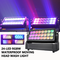 Projecteur à tête mobile étanche Super Puissance 510W RGBW 24 LED avec contrôle DMX512 CRI 95 pour concerts, fêtes et événements