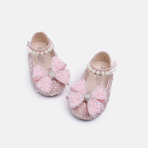 Nuove <span class=keywords><strong>Scarpe</strong></span> <span class=keywords><strong>Eleganti</strong></span> da Principessa <span class=keywords><strong>per</strong></span> Bambine Primavera/Estate 2026 con Strass e Suola in TPR <span class=keywords><strong>per</strong></span> Danza e Spettacoli - Product Image 3