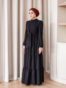 Nouvelle robe patchwork arabe du Moyen-Orient, vêtements islamiques, abaya musulmane, robe pour femmes - Product Image 5