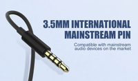 Écouteurs LDNIO HP08 pour iPhone, écouteurs avec connecteur, microphone intégré, écouteurs filaires pour iPhone 7 8 13 14 X XS MAX
