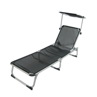 Chaise de plage pliable en aluminium, sac à dos léger et personnalisé