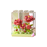 NOUVEAU Nano Blocks Rose Tournesol Plante Fleur Mini Briques Blocs de Construction Cartoon Jouets Enfants CLC7323-7326