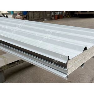 Bảng điều khiển bánh sandwich lõi nhôm 16mm Polyurethane 40mm cho kho sử dụng thiết kế hiện đại thân thiện với môi trường - Product Image 5