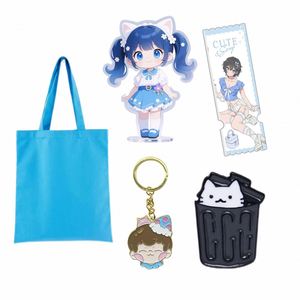 Design Custom Kpop Peripheral Canvas Tote Bag Tinplate Creative Commemorative <b>Gift</b> <b>Set</b> - Product Image 1
