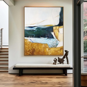 Obra de Arte Original Pintada a Mano, Naturaleza Muerta Abstracta, Lienzo con Textura 3D, Pintura Acrílica y al Óleo Estética, Arte de Pared para Hogar y Hotel - Product Image 1