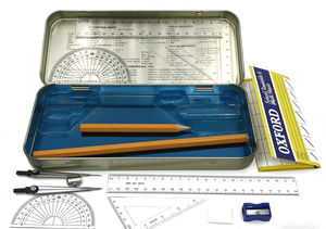 Offres de réduction sur les produits les plus vendus au monde, ensemble <span class=keywords><strong>math</strong></span>ématique de 13 pièces, boîte en métal pour le dessin, ensemble <span class=keywords><strong>math</strong></span>ématique pour enfants, fournitures scolaires - Product Image 3