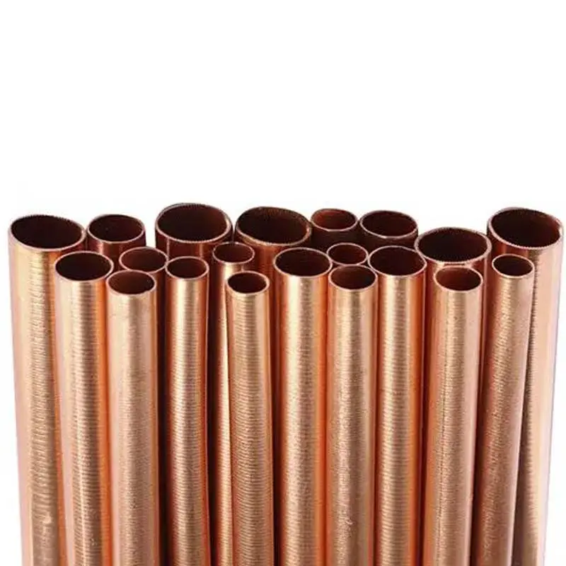 Tubo de cobre redondo hueco de tubo de pared gruesa de cobre puro 99.95%