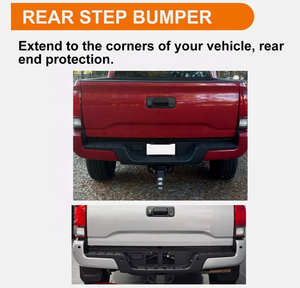 Ensemble de pare-chocs arrière avec trou de capteur pour Tacoma 2016-2023 tout neuf - Product Image 6